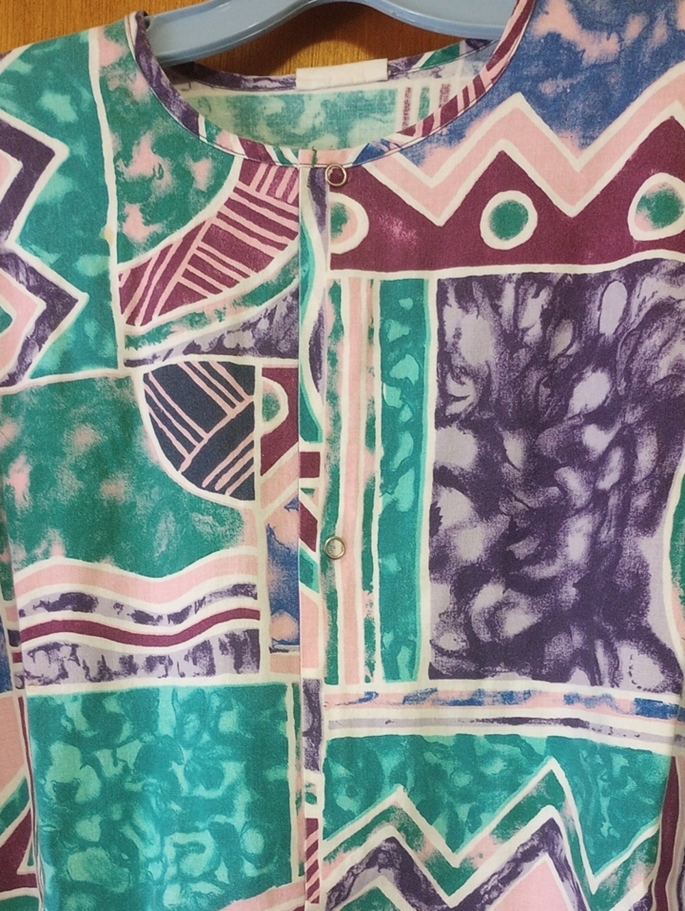 Tafford Colorful Cotton Scrub Uniform Jacket. Blue Green Purple Pink White